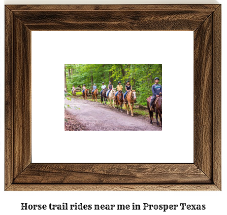 horse trail rides near me in Prosper, Texas